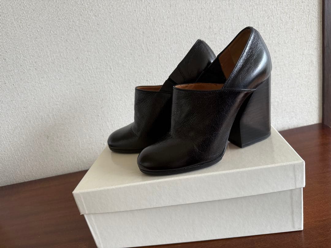 マルジェラ 37 ブーティ 黒 ブラック