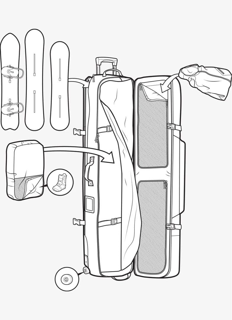 BURTON スノーボードバッグ ブラック