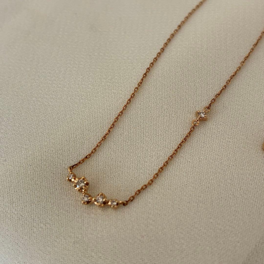 4℃ k10 ネックレス　ダイヤモンド　2018クリスマス限定