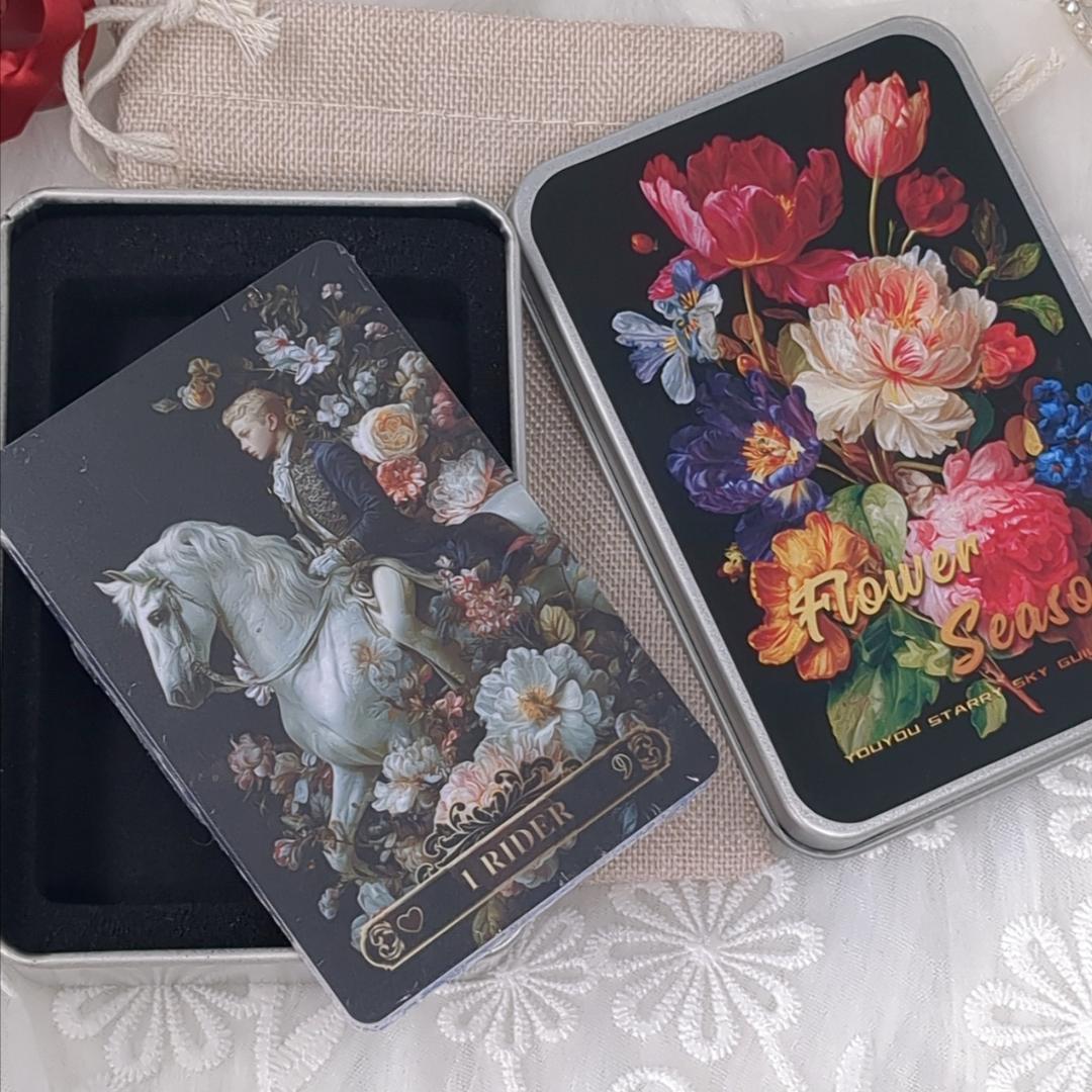 【正規品ルノルマンカード】海外インディーズ✨ケース付き✨ボタニカルアンティーク