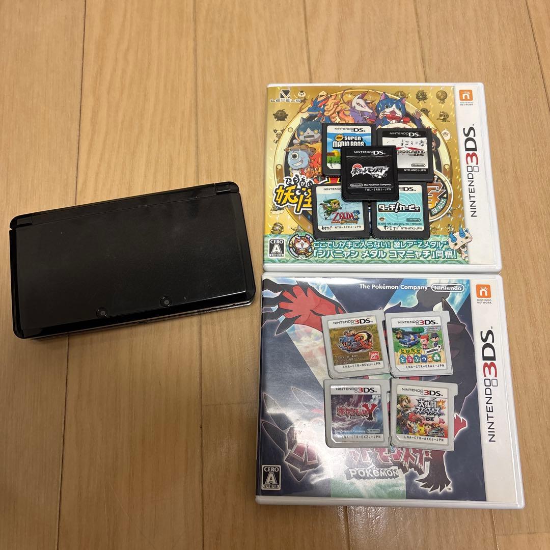 ニンテンドー3DS 本体とカセット諸々