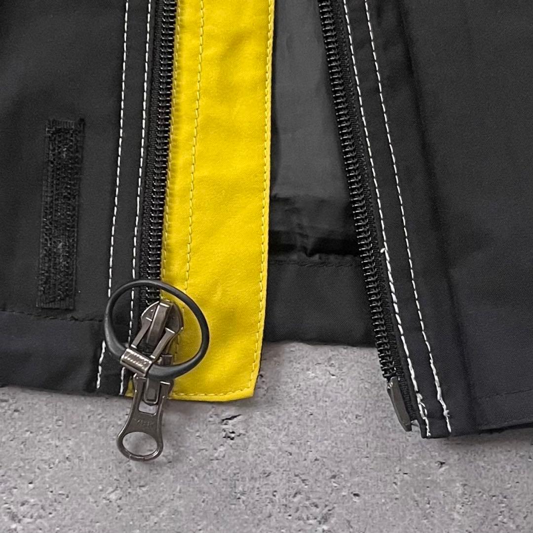 90s NIKE ナイロンジャケット 刺繍 ドローコード マルチカラー テック