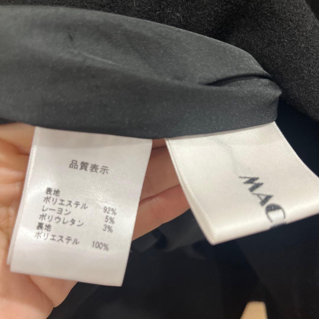 【美品】MACHATT マチャット　ウールライクベスト ブラック(おまけつき)