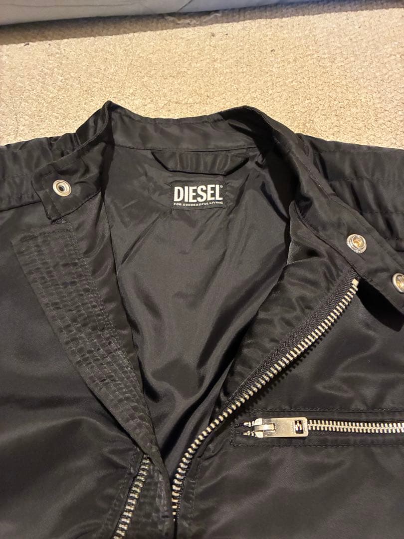 DIESEL 池田エライザ着用モデル ナイロンライダースジャケット　Lサイズ