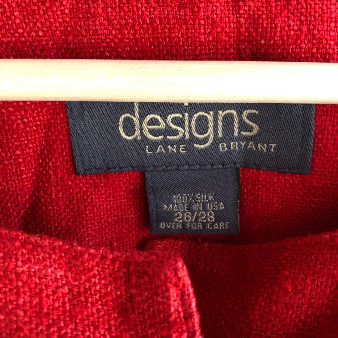 unknown / ノーカラージャケット シルク オーバーサイズ デザイン古着