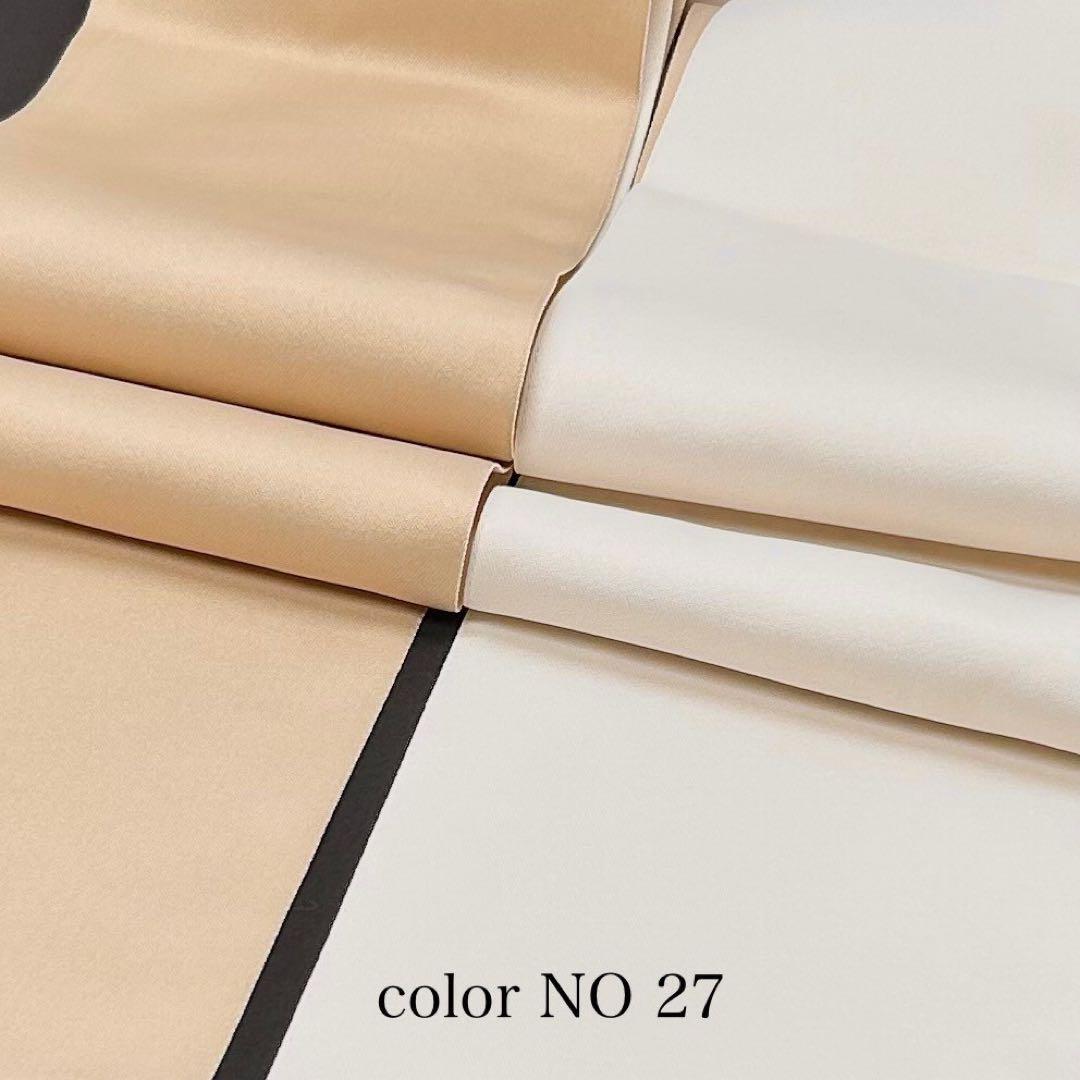 浴衣　夏　単着物　白×黒　吸湿速乾　半身仕立て　片身替わり　帯　0708③