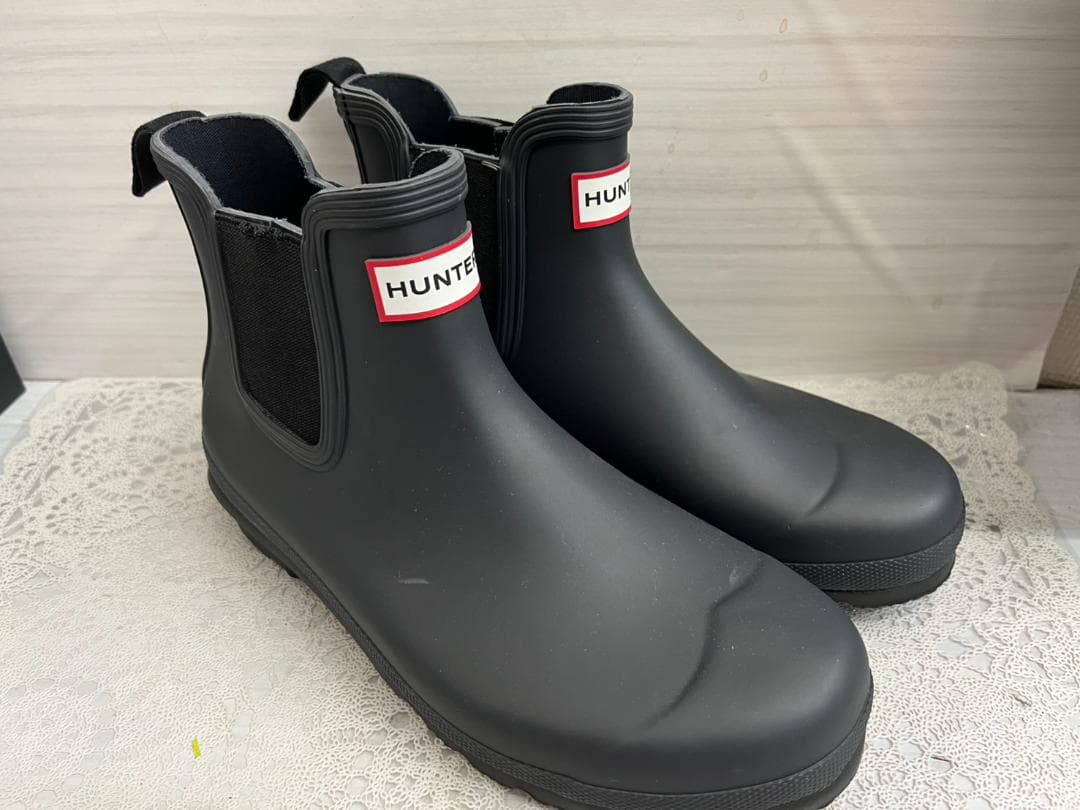 ★新品・未使用品★HUNTER　ハンター　レインブーツ　チェルシー　UK6