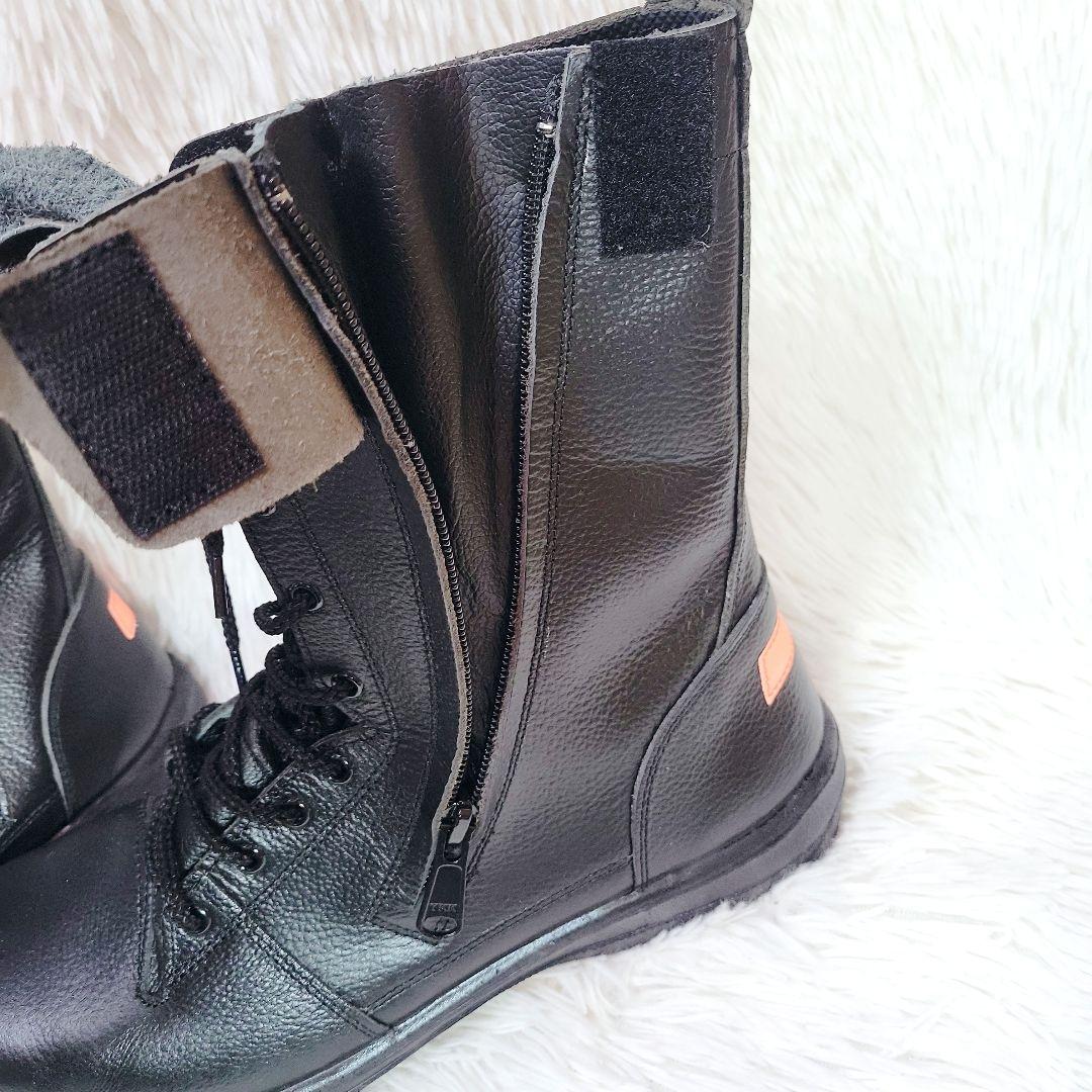 美品✨ミドリ安全 ラバーテック 静電安全靴 編上 ワイド先芯 耐滑 RT731F