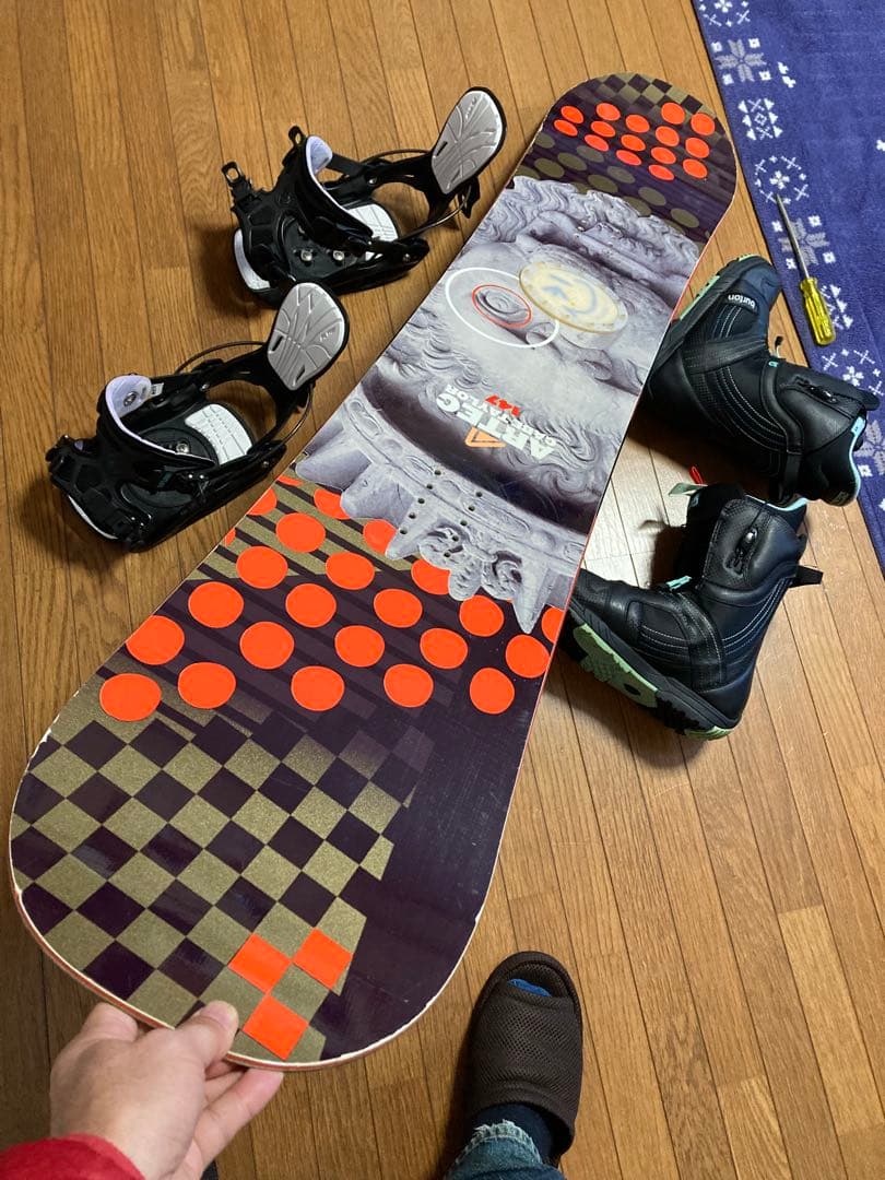 スノーボード ３点セット (ブーツ24.5)