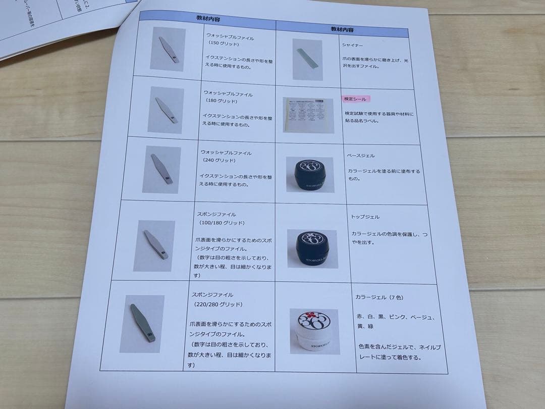JNAネイリスト検定　2級3級、初級中級上級