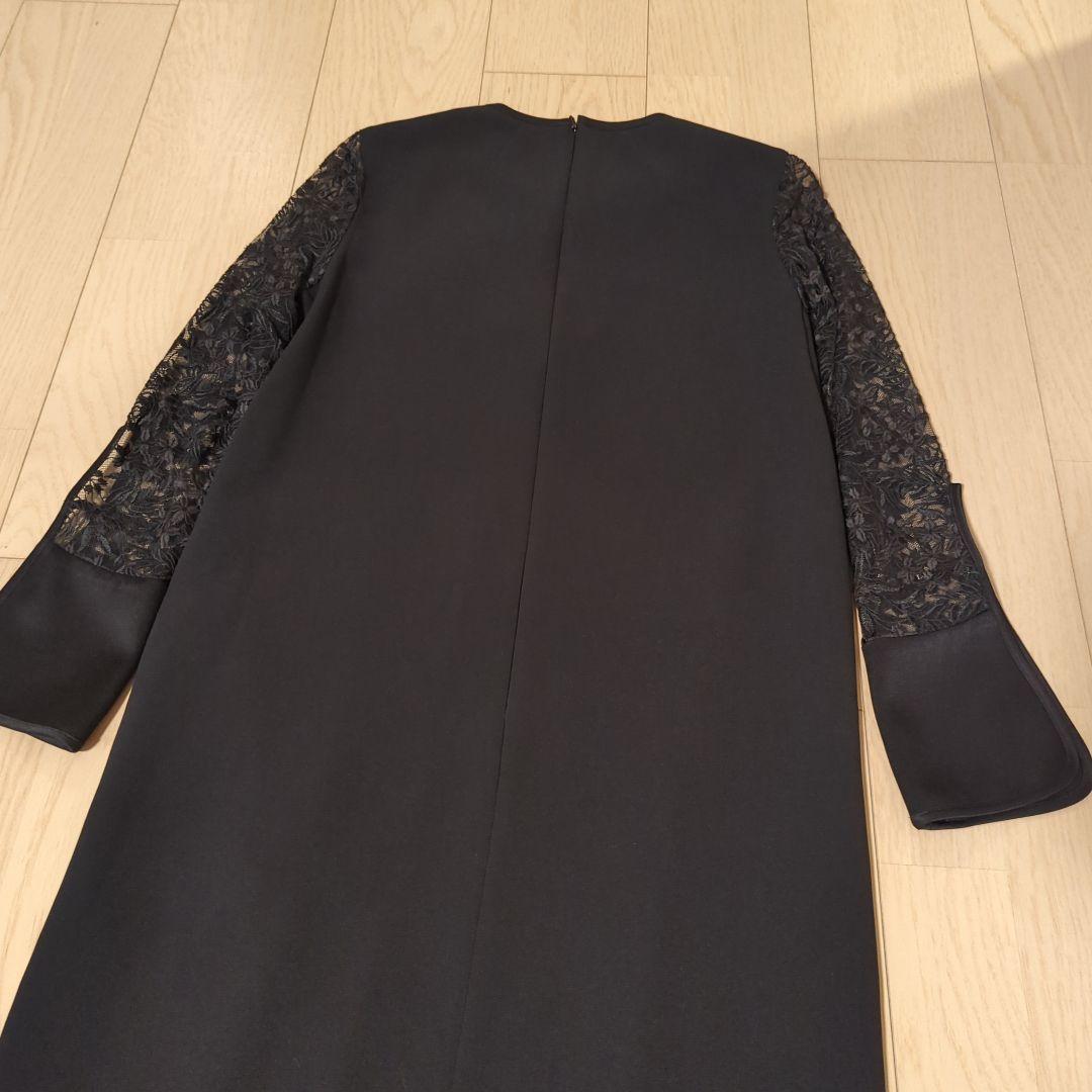 mame kurogouchi　Floral Lace Sleeve Dress