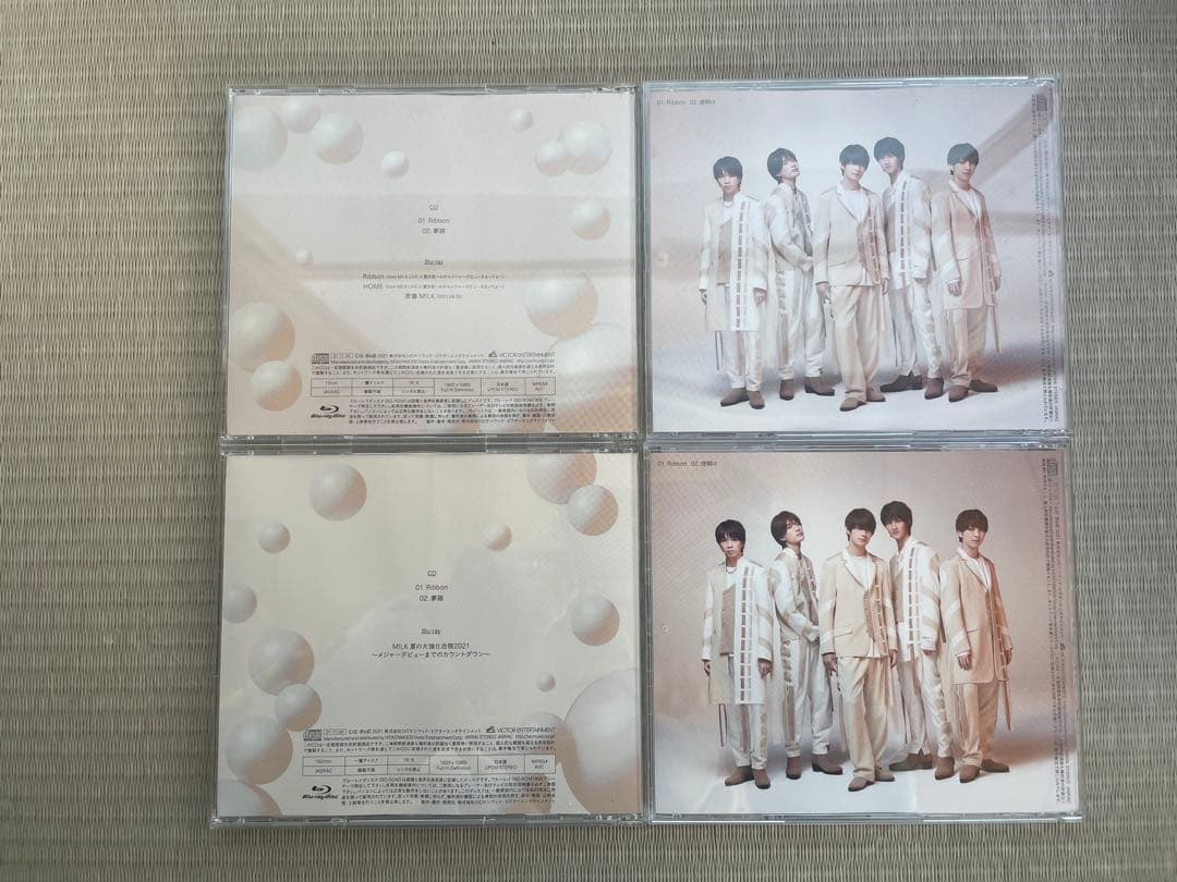 a*r様 M!lk ribbon セット 初回限定盤A B CD+Blu-ray