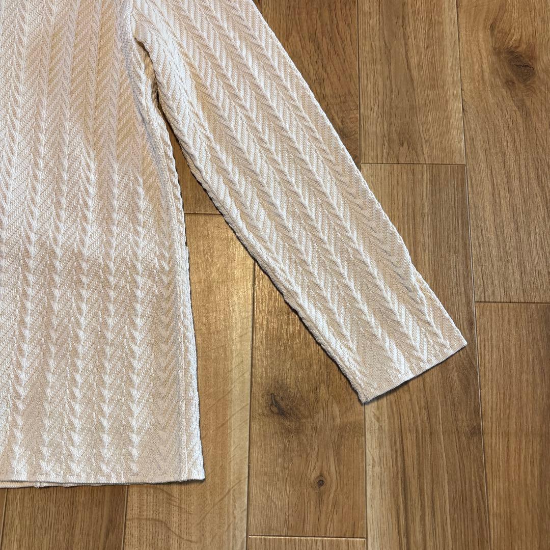 LARDINI テーラードジャケット ダブル ベージュホワイト　M