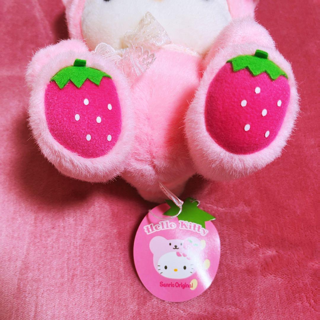 希少レア　ハローキティ　ストロベリーベア　2005年製 平成レトロ　サンリオ