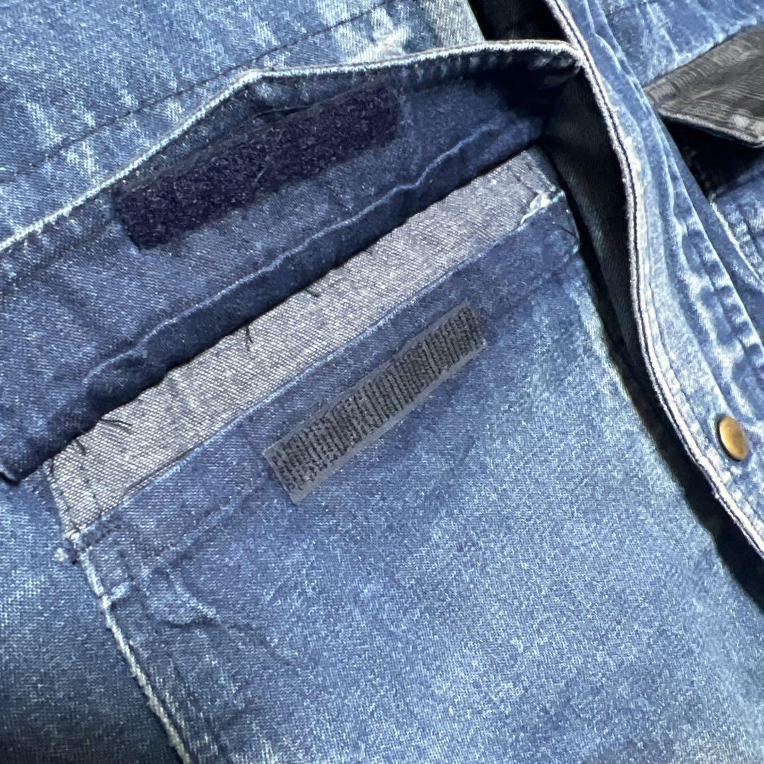 【湘南】Wallsデニムジャケットカバーオール90sヴィンテージ青ブルー