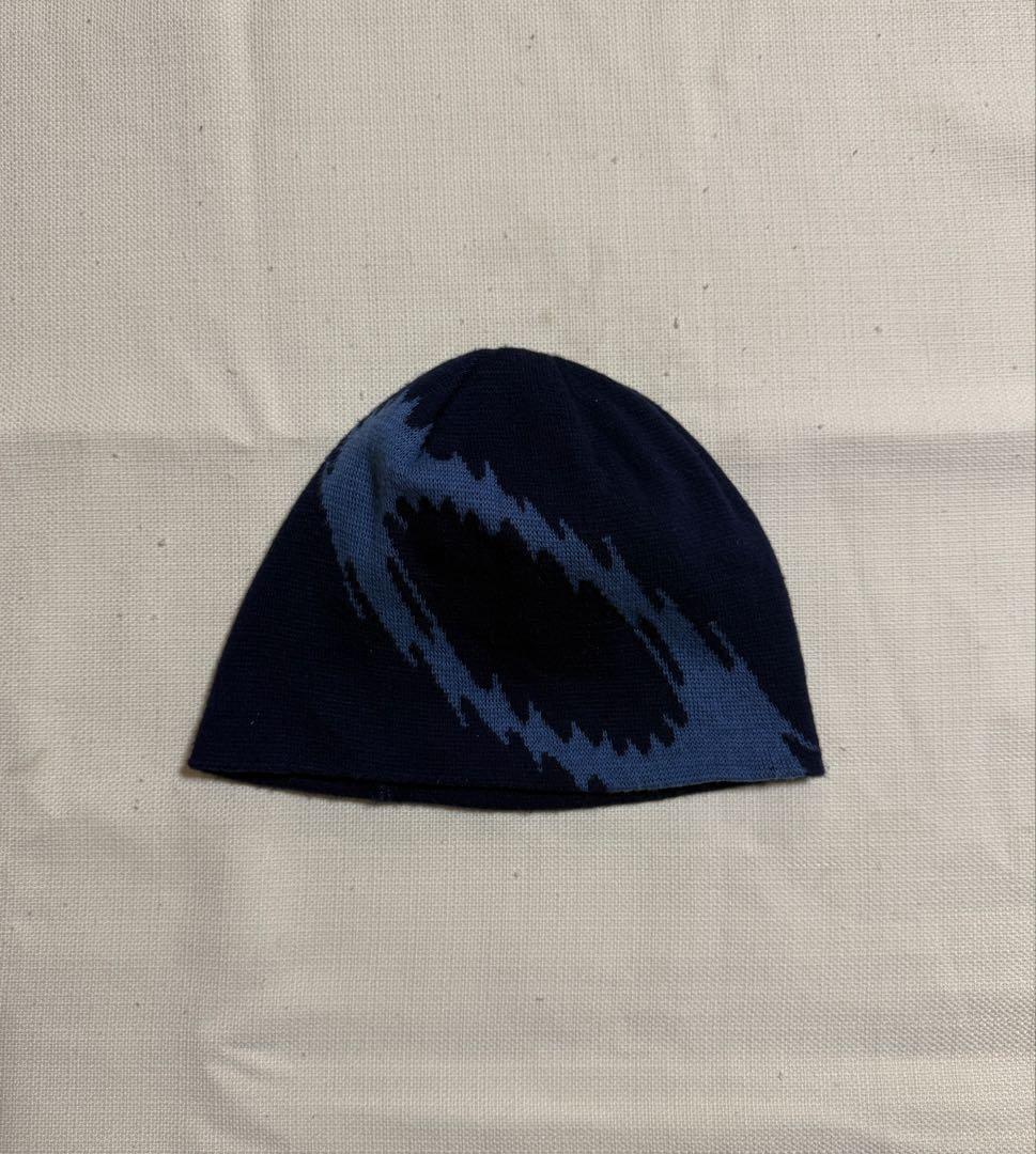 【USA製】 90s 赤タグ OAKLEY ビーニー y2k ギザロゴ 肉厚