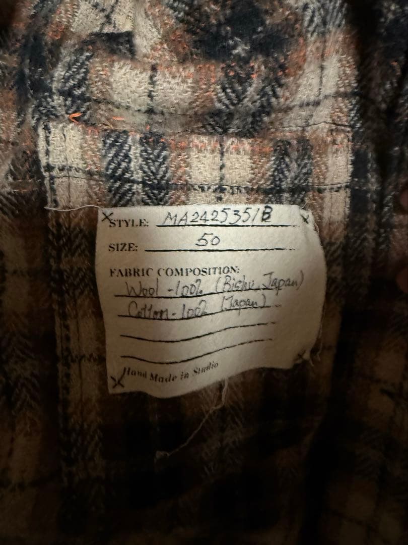 a tentative atelier ジャケット