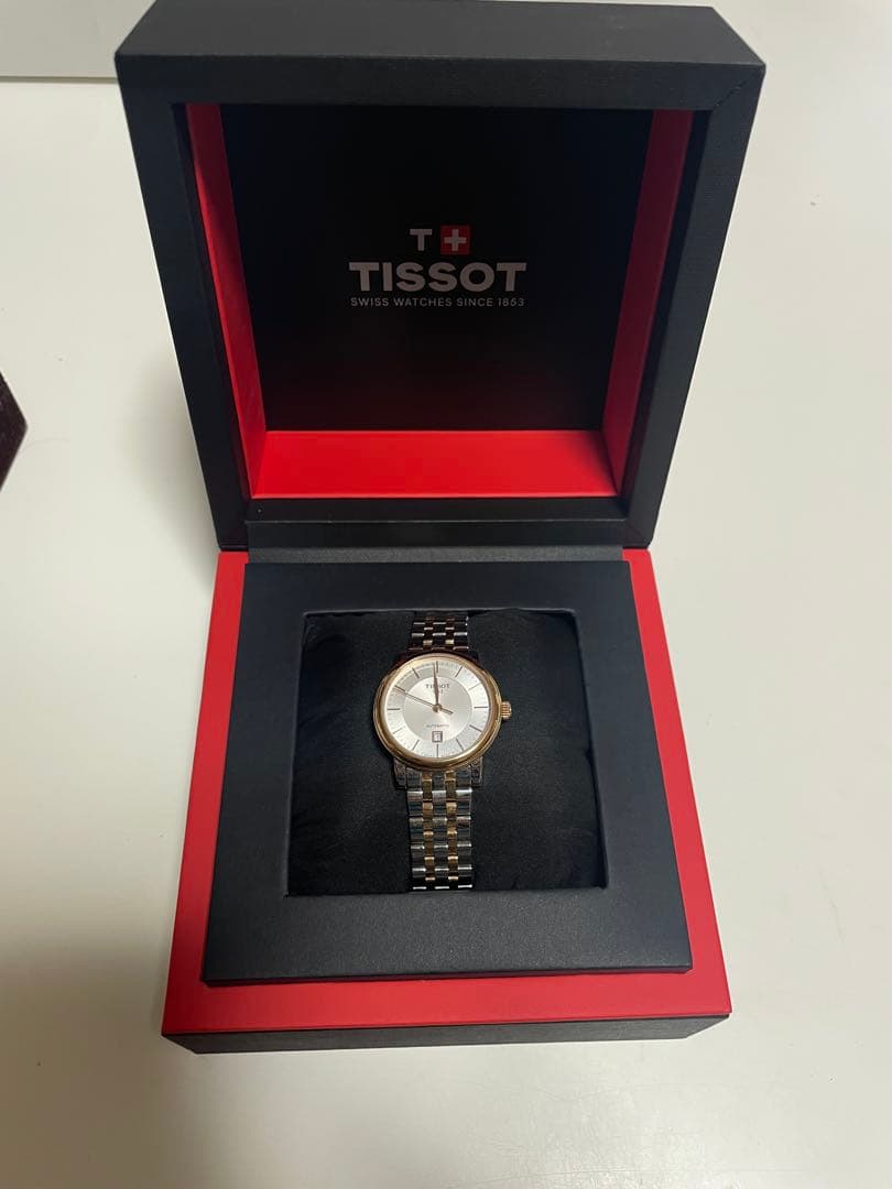TISSOT クォーツ時計 シルバー/ゴールド
