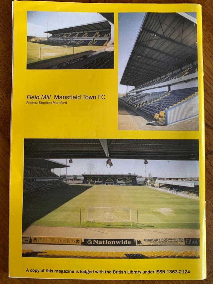 \"GROUNDTASTIC＂英国フットボールグラウンドマガジン季刊4冊・個人発行