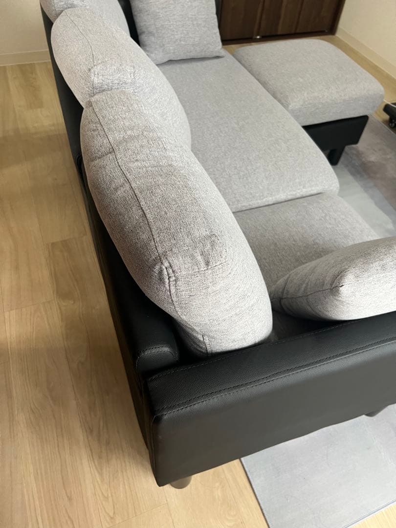 2〜3人掛けソファー（オットマン付き）