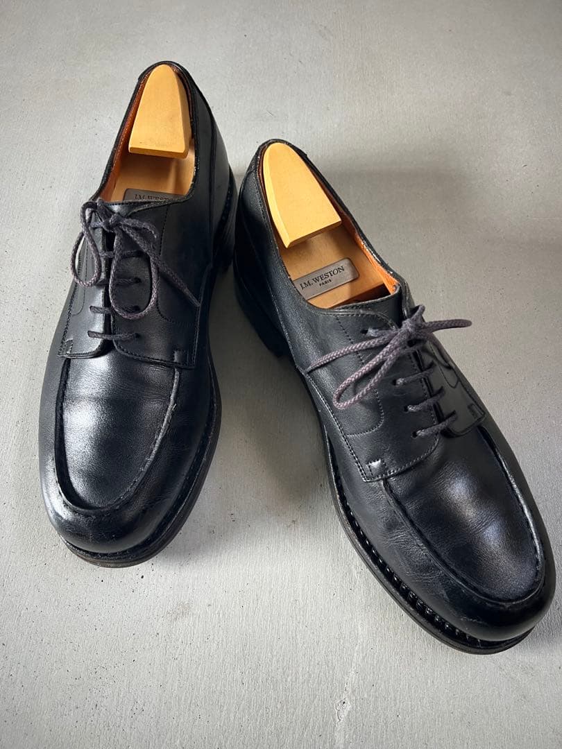 J.M. WESTON GOLF 7D ブラック 26.5cm シューツリー付き