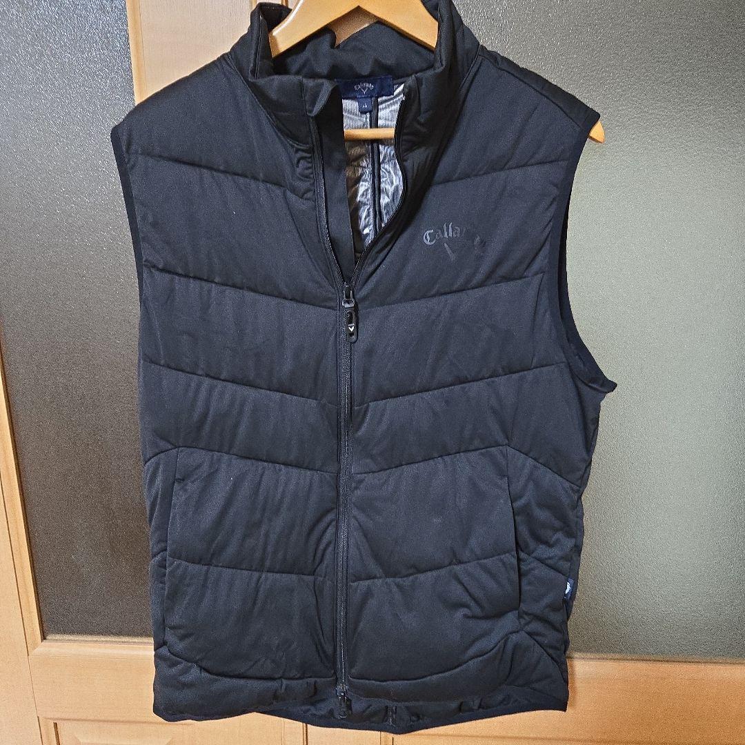 キャロエイブラック キルティング ベスト LLサイズ