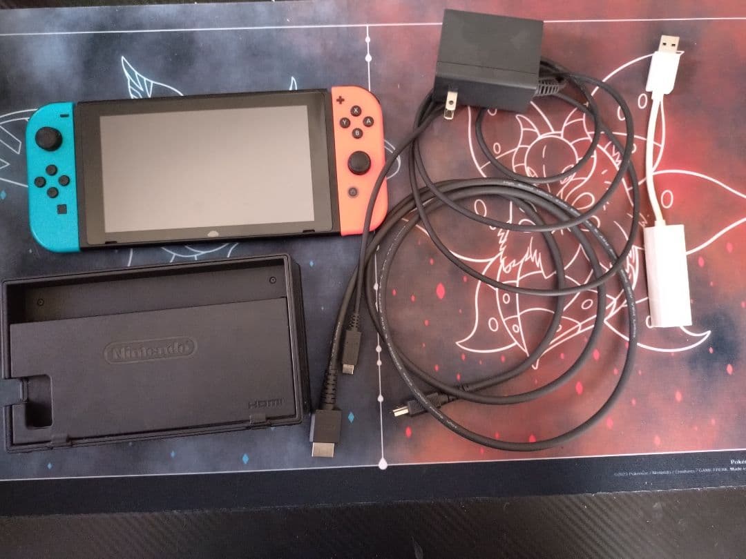 Nintendo Switch 本体 青/赤セット ケース付き