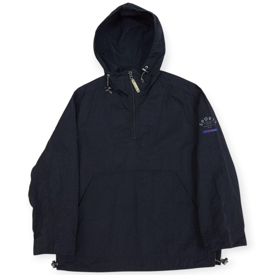 【80s】HAI SPORTING GEAR ハーフジップ アノラックパーカー