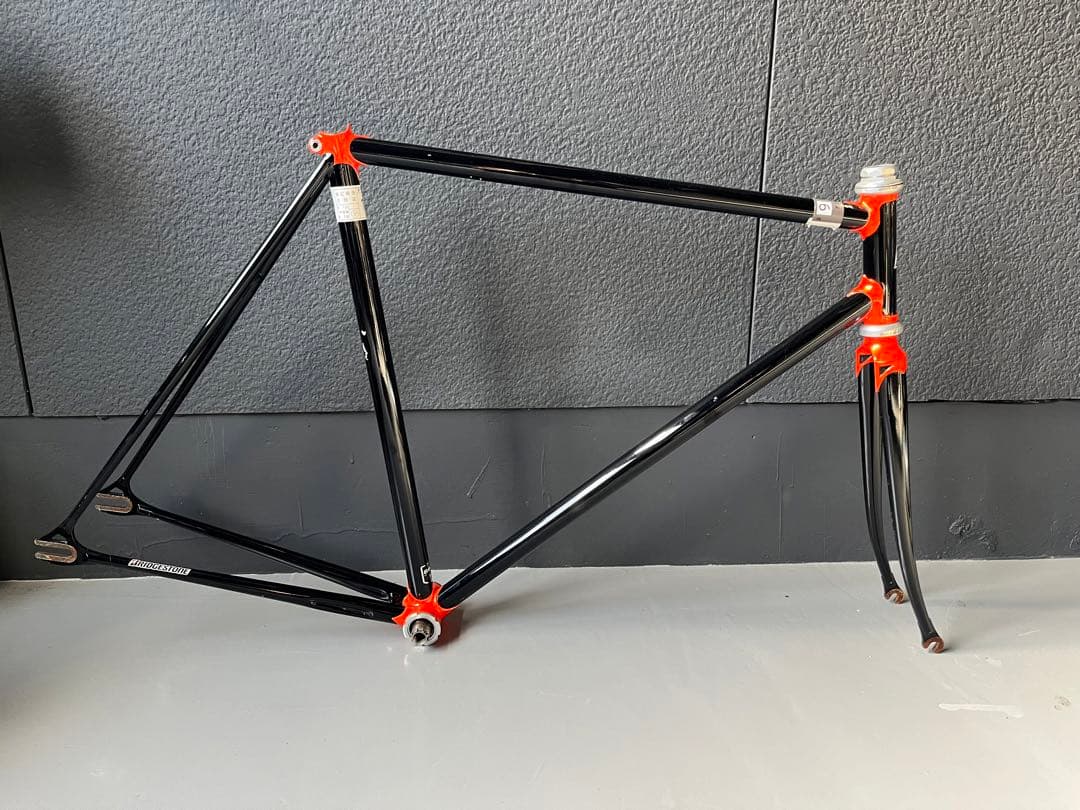 BRIDGESTONE ブリヂストン ピスト フレーム 競輪 njsブラック