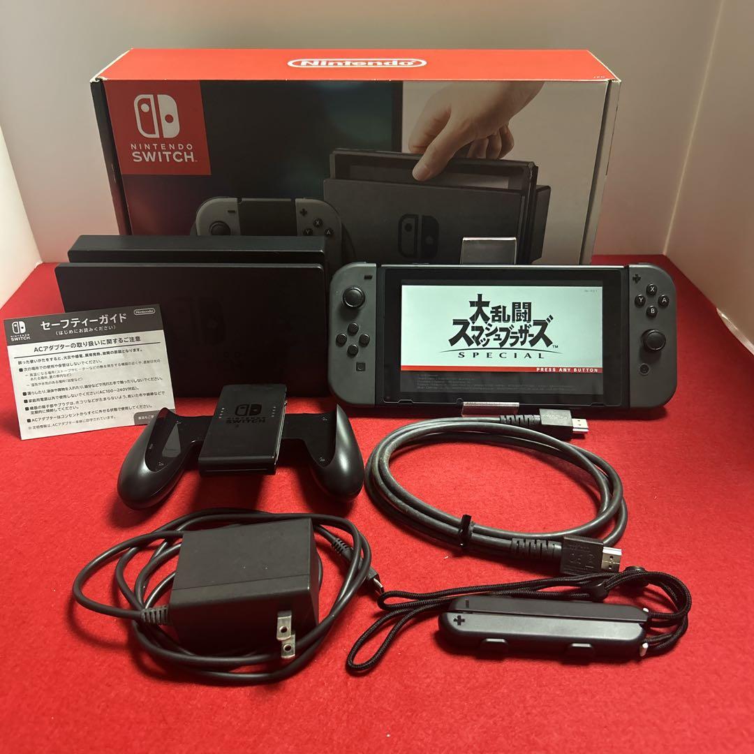 【美品】Nintendo Switch グレー 本体