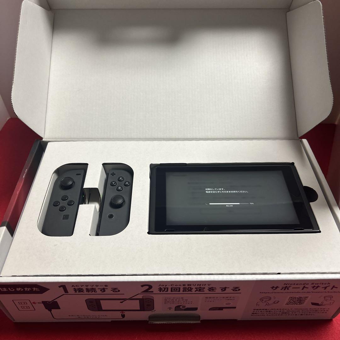 【美品】Nintendo Switch グレー 本体
