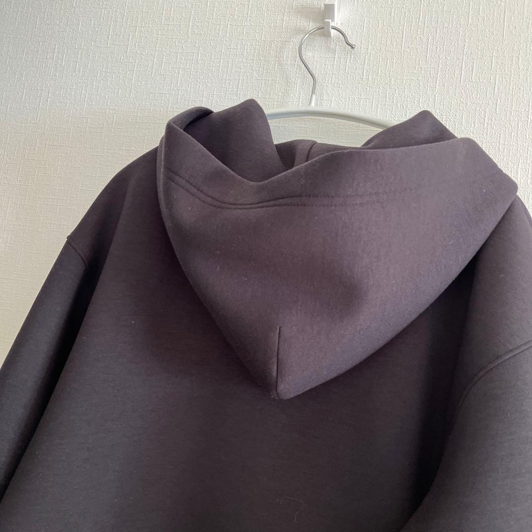 なたりん★美品★セオリーリュクス ダンボールニット ジップアップ パーカー