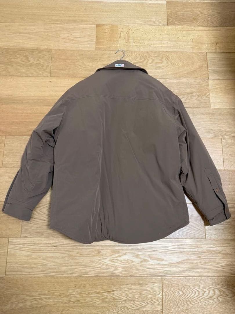 美品 【AUTRY】 PADDED SHIRT JACKET L ブラウン B