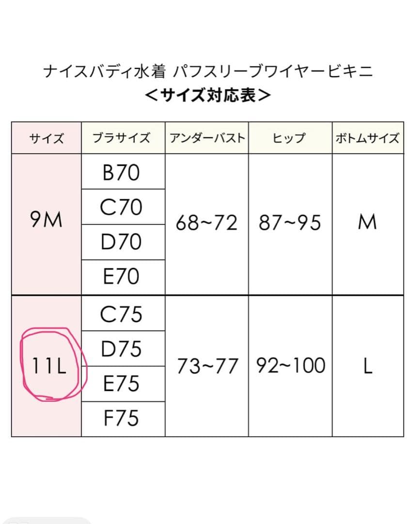 【新品未使用】ピーチジョンナイスバディ水着セパレートビキニ　ブラックL