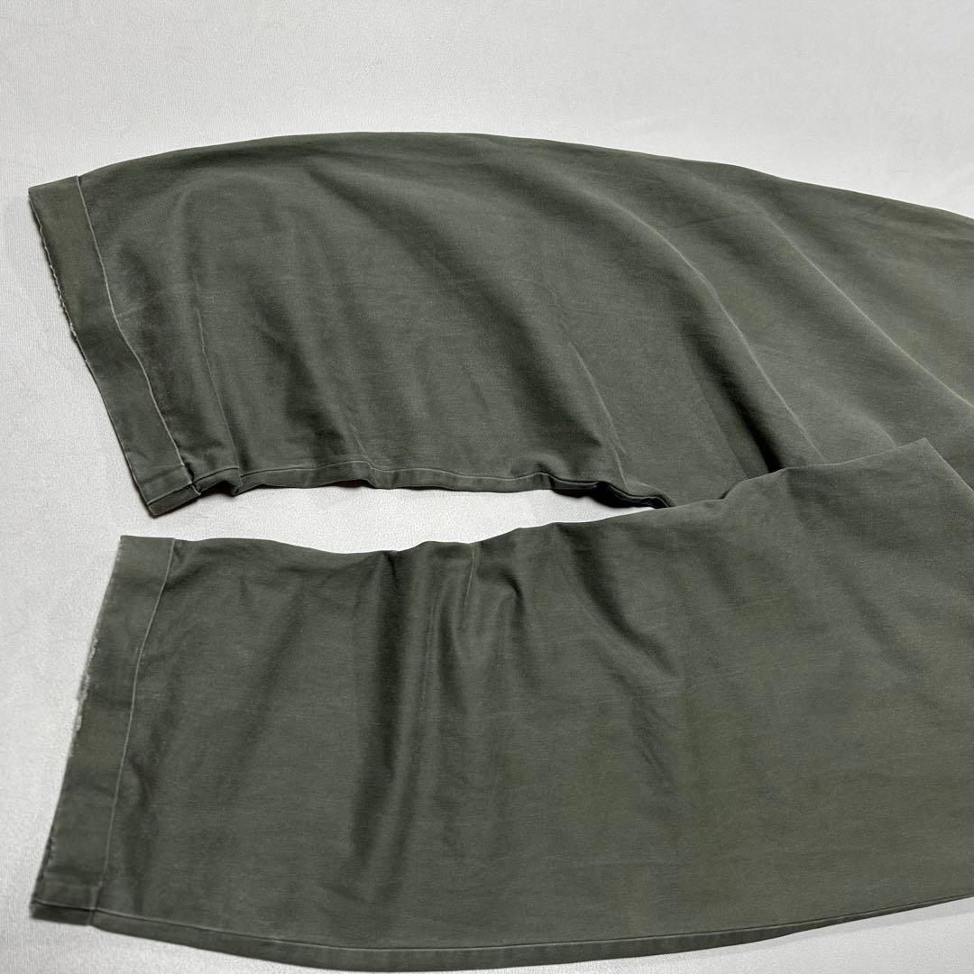 90s  W42 2タック ワイド バギー スラックス フェード 極太