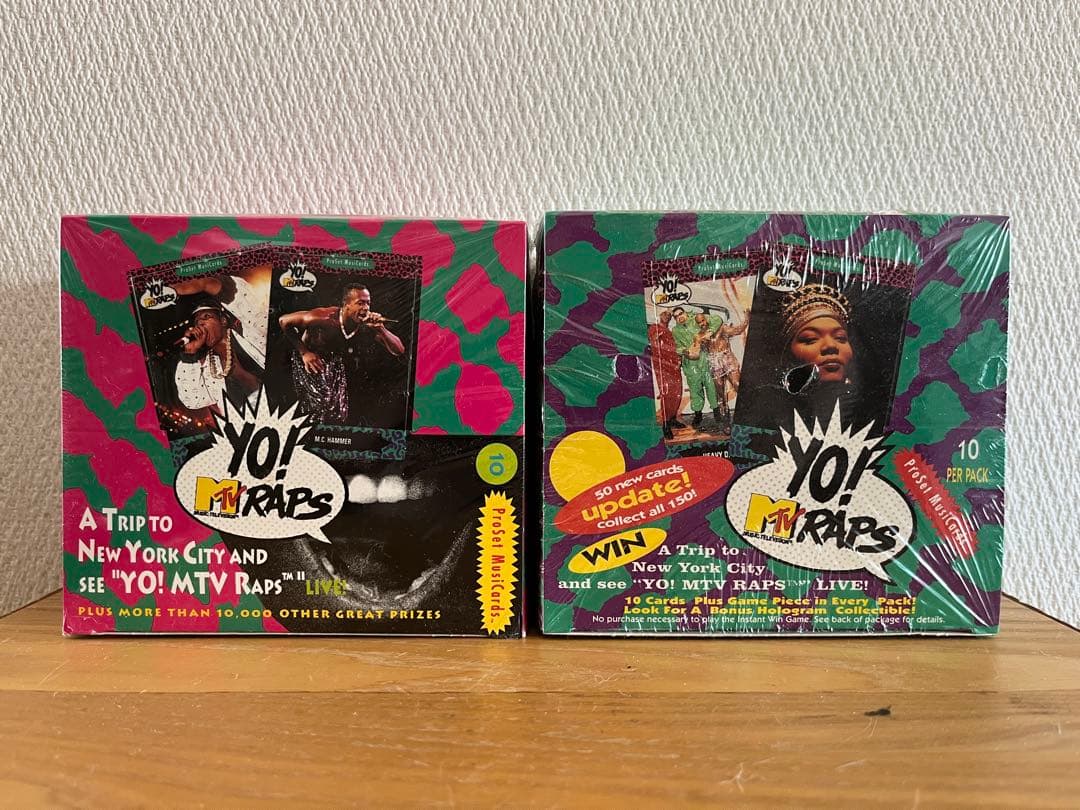 YO! MTV RAPSトレーディングカード 未開封 vol1&vol2