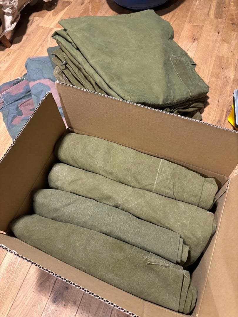 【軍幕屋】希少★ノルウェー軍テント★軍余剰品★ポール8本付属★4枚組