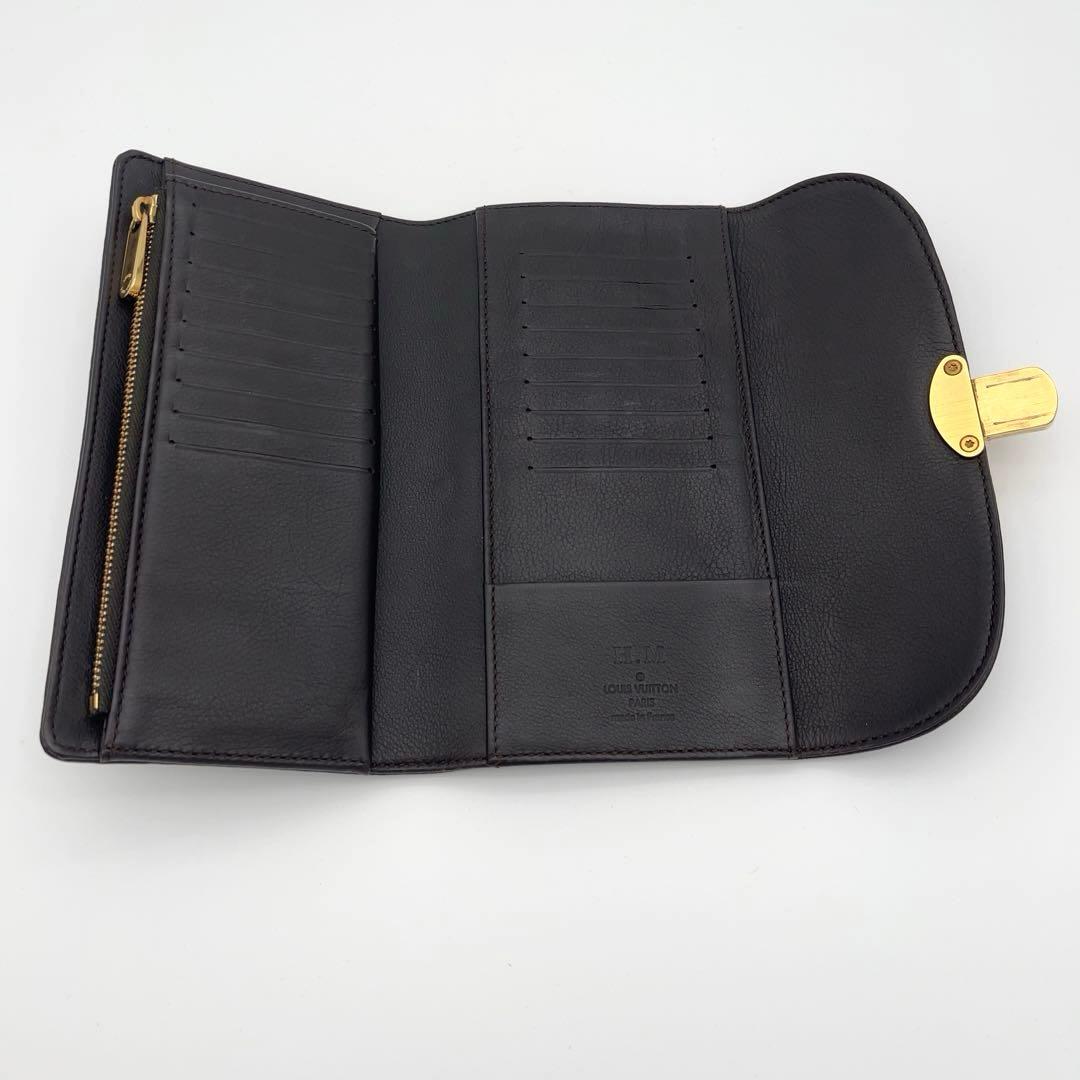 【極美品】ルイヴィトン　マヒナ　長財布 アメリア モノグラム