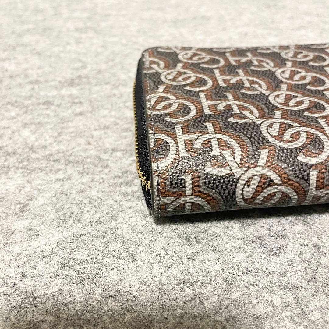 【未使用】　COACH 長財布　モノグラムプリント　着脱ストラップ　ブラック