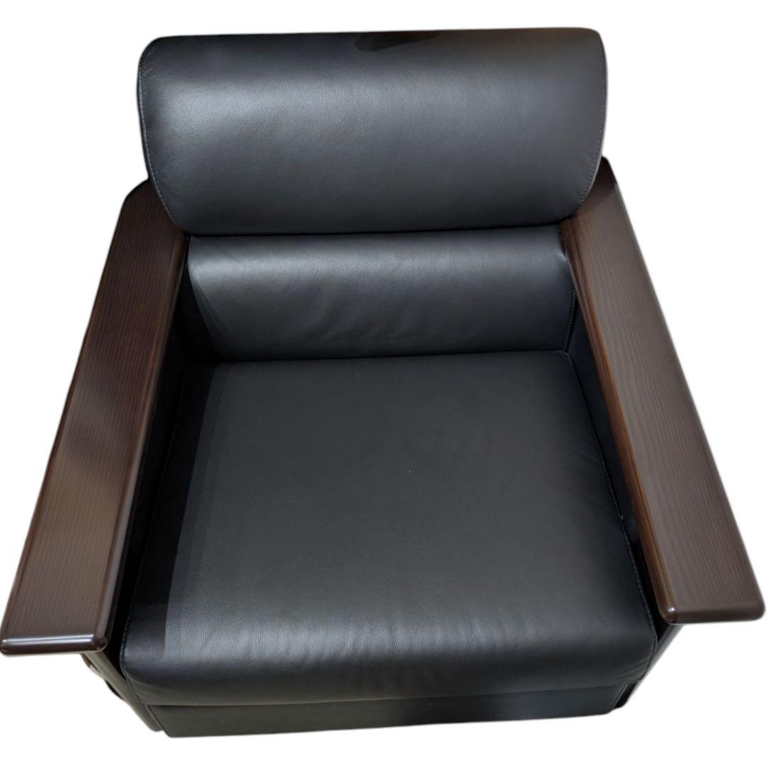 本革 ソファ アームチェア ラウンジチェア ロビーチェア