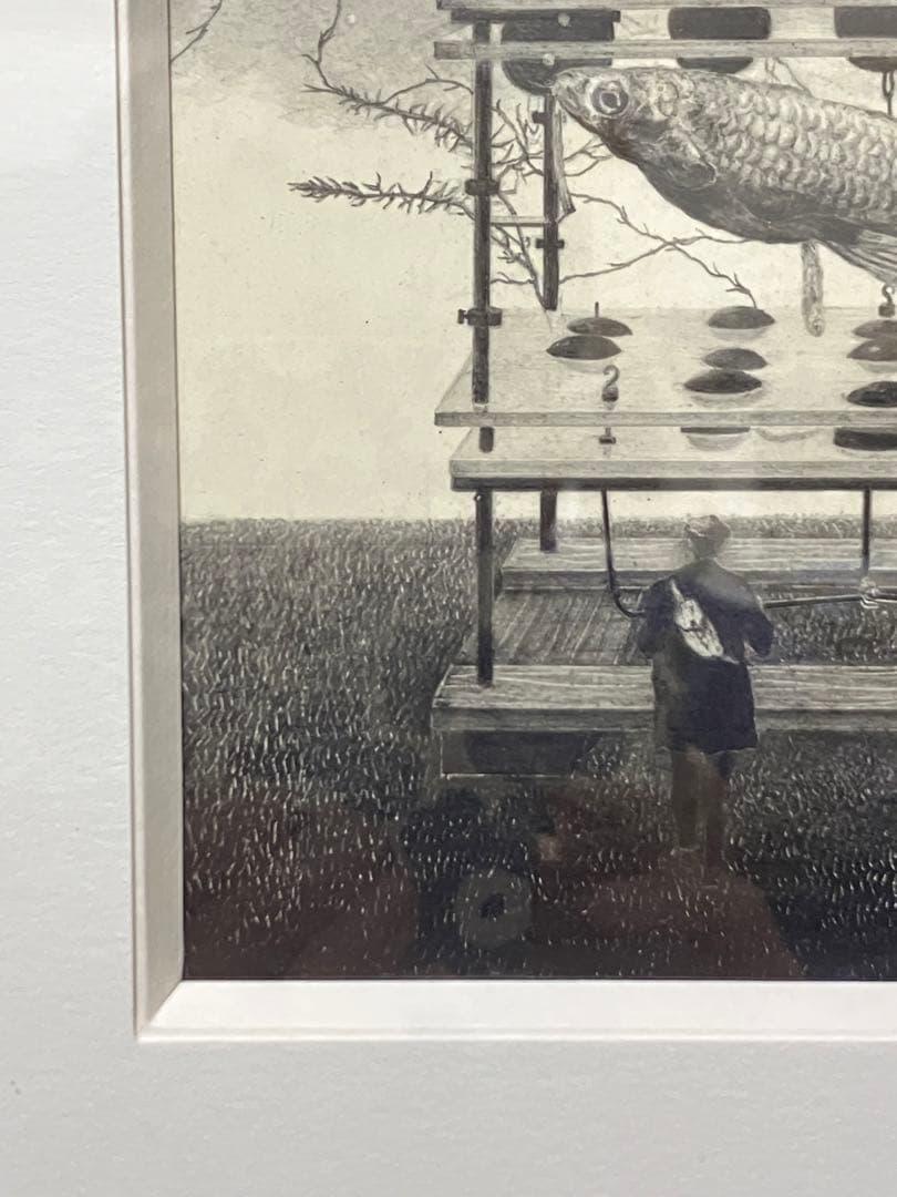 世界に一つの絵画　河内良介「カダヤシ」鉛筆画(2022年)