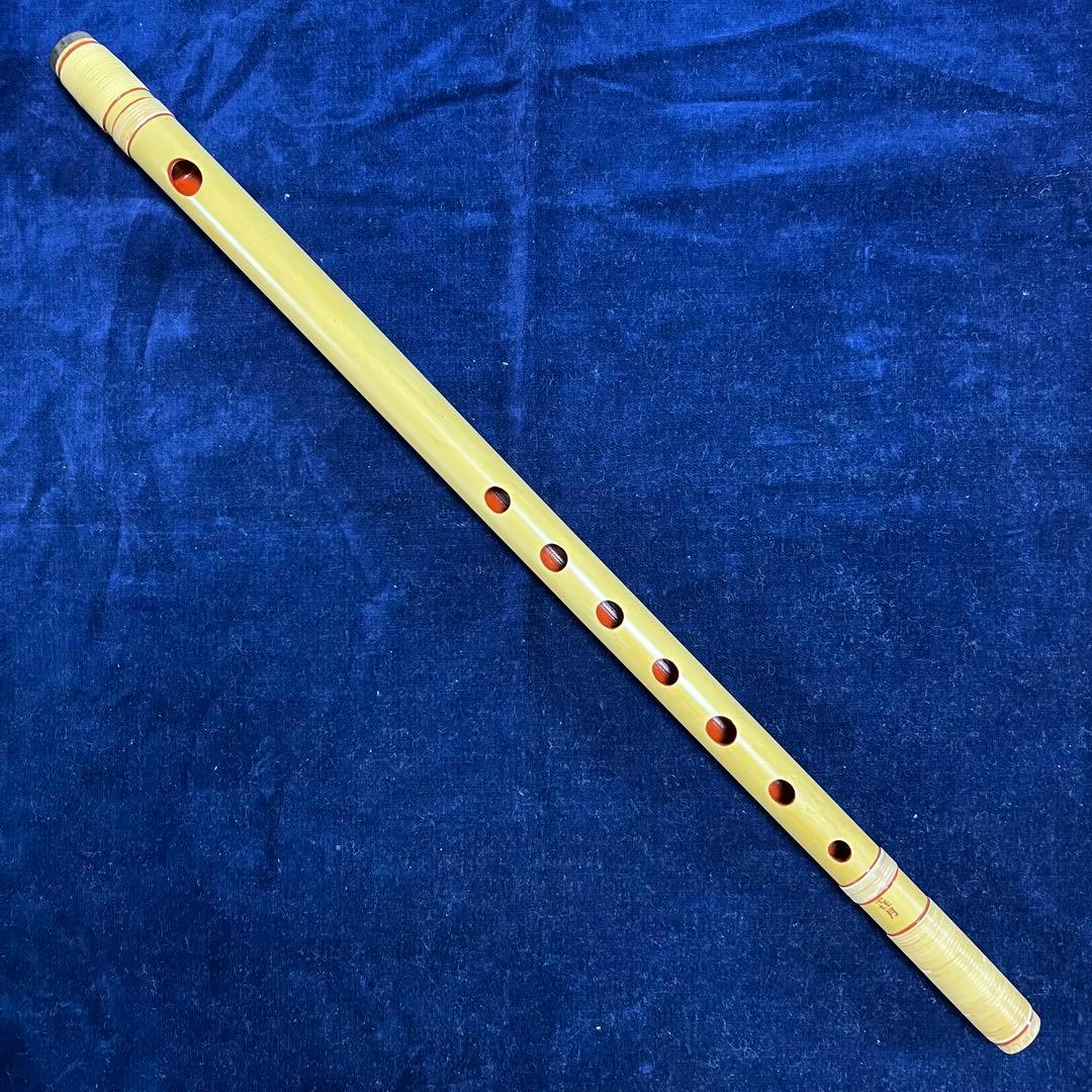 篠笛 喜月 5本調子 唄用（ドレミ調）専用笛袋付