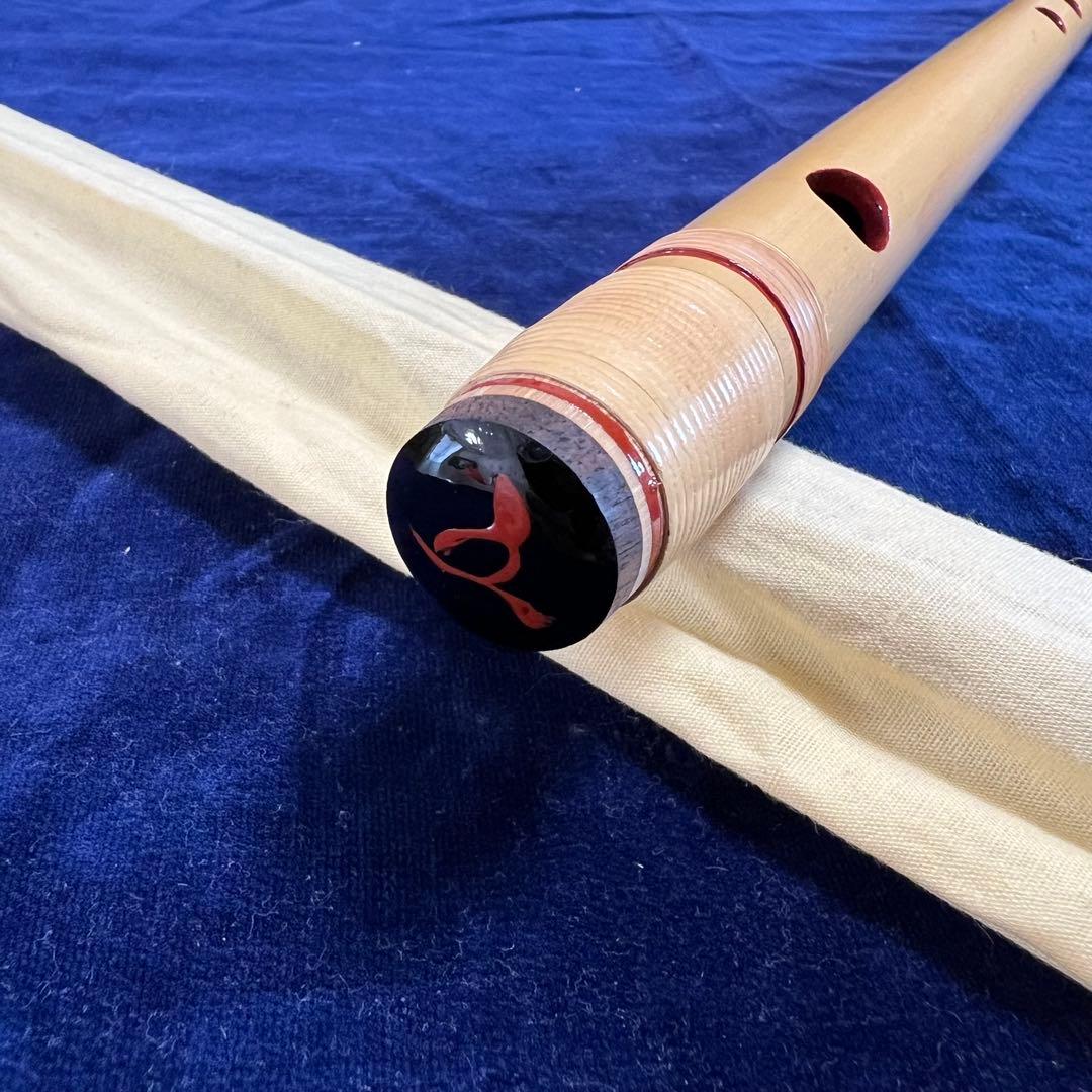 篠笛 喜月 5本調子 唄用（ドレミ調）専用笛袋付