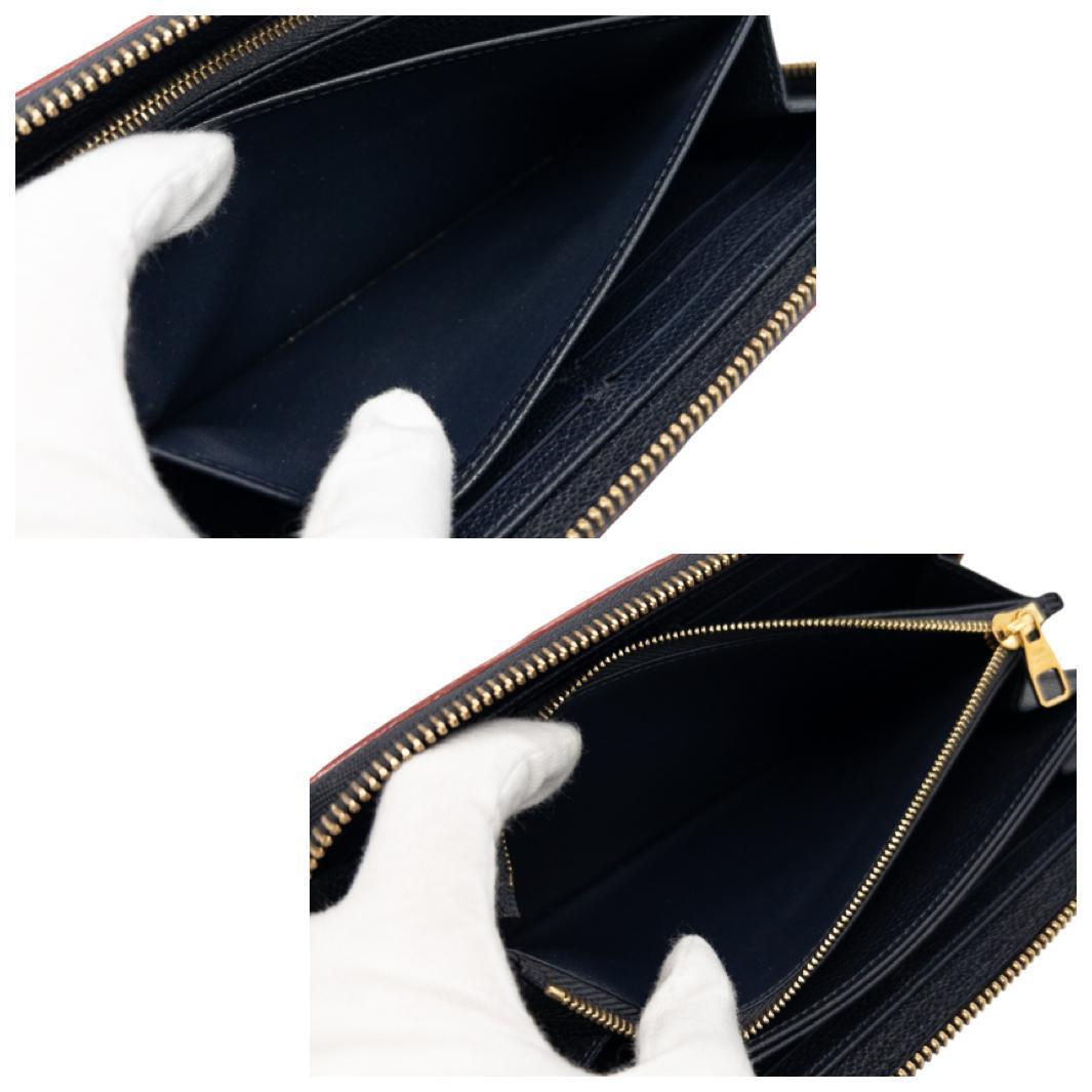 【使用感極小】ルイヴィトン アンプラント ジッピーウォレット マリーヌルージュ