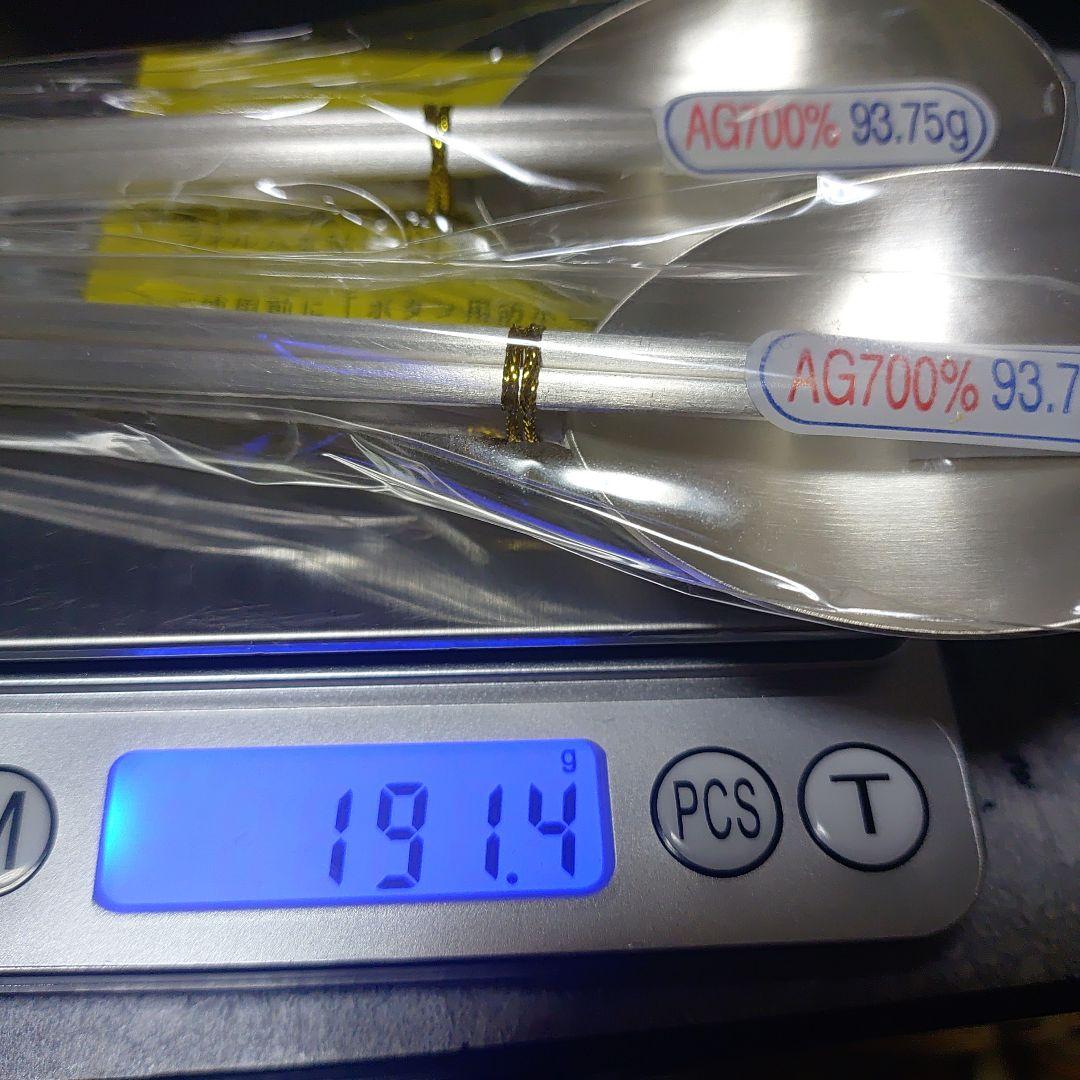 AG700％のスプーン&ハシ　韓国