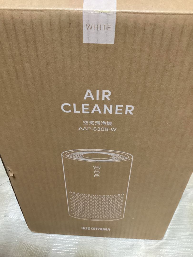 IRIS OHYAMA 空気清浄機 AAP-S30B ホワイト