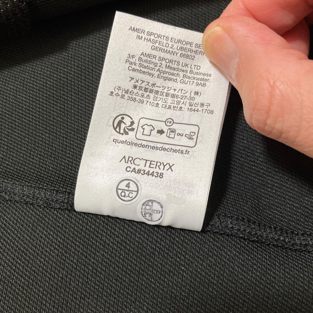 s*8様 ARC’TERYX ガンマジャケットブラックL 2024-2025モデ