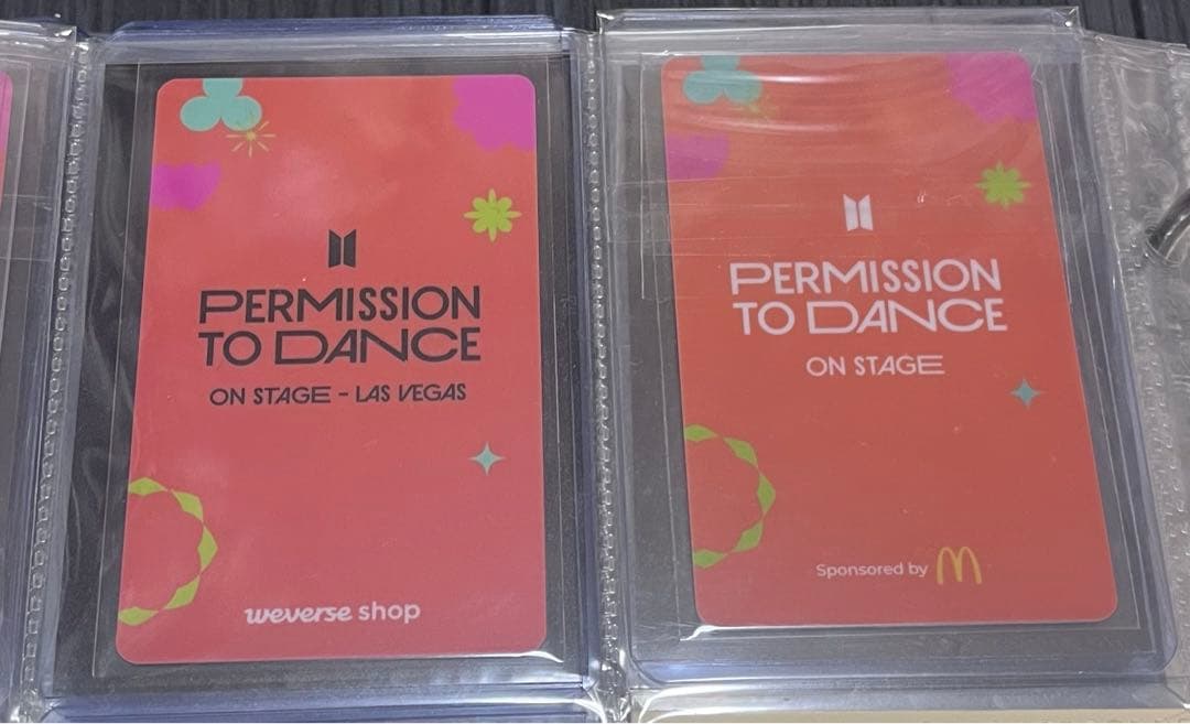 ジミン　LA、ラスベガス、トレカ2枚セット