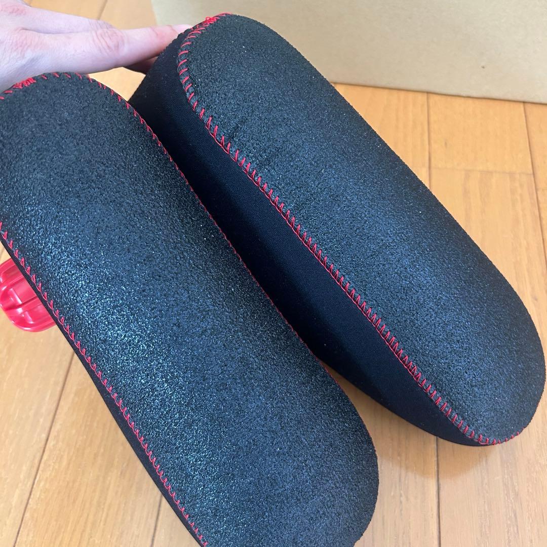 【箱付き美品】クロッツCLOZやわらか湯たんぽ足用ショート黒ブラックS