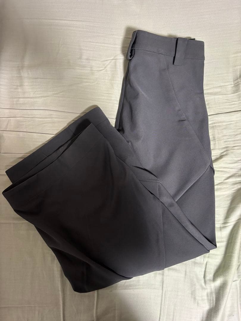 BAOVICTOダークグレー ワイド変形パンツ